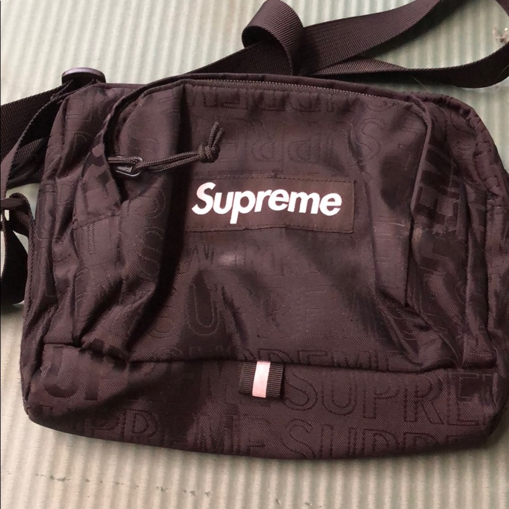 Black supreme bag